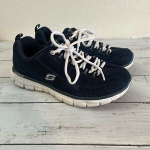 Skechers Flex Elite Women's Size 6 
Athletic Running Sneaker Shoes in navy
